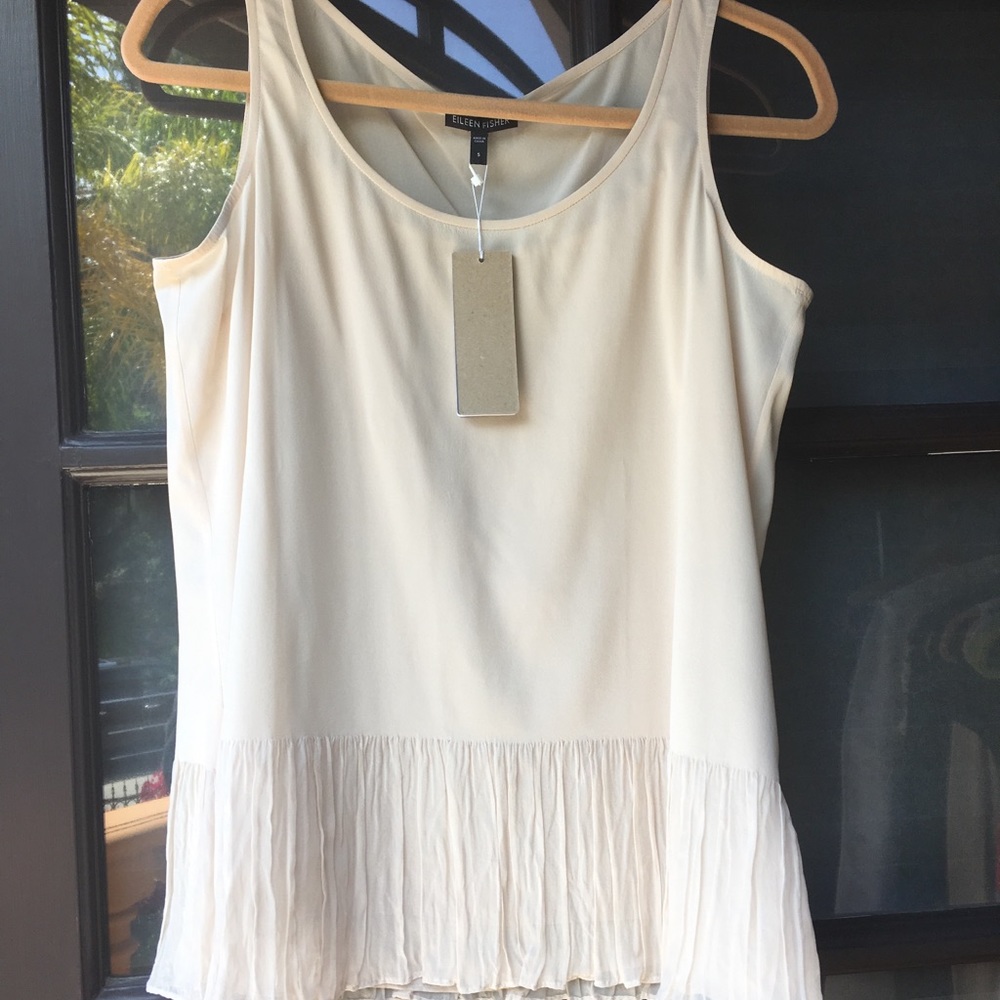 Eileen Fisher Cream Blouse